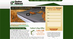 Desktop Screenshot of gutterhelmetofmn.net